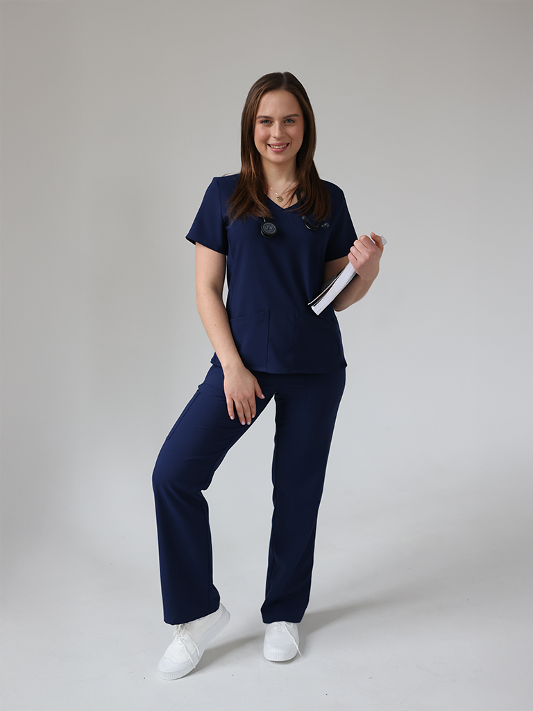 Ninja pants MED z prostą nogawką