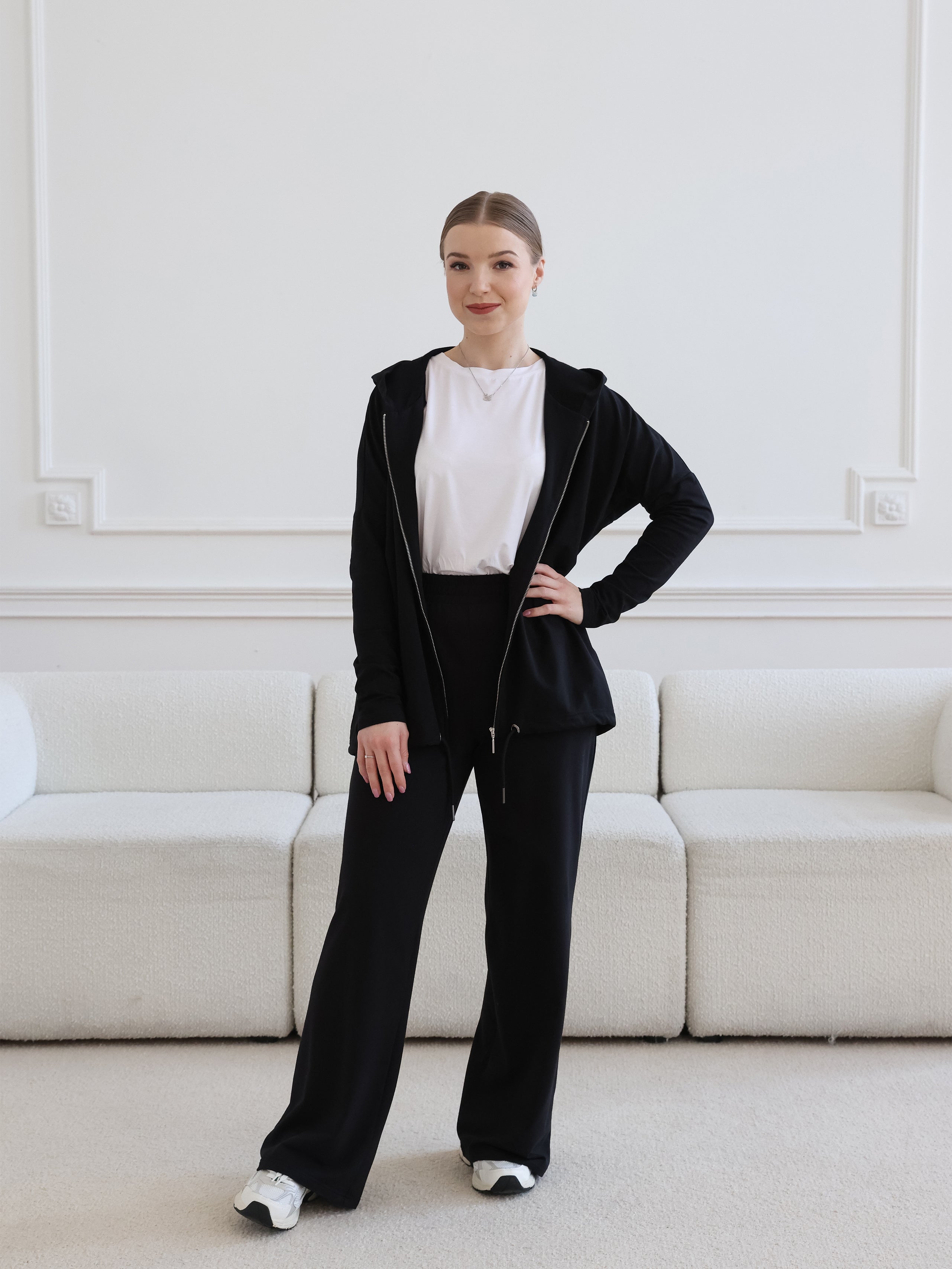 Ninja Pants ZIP z prostą nogawką