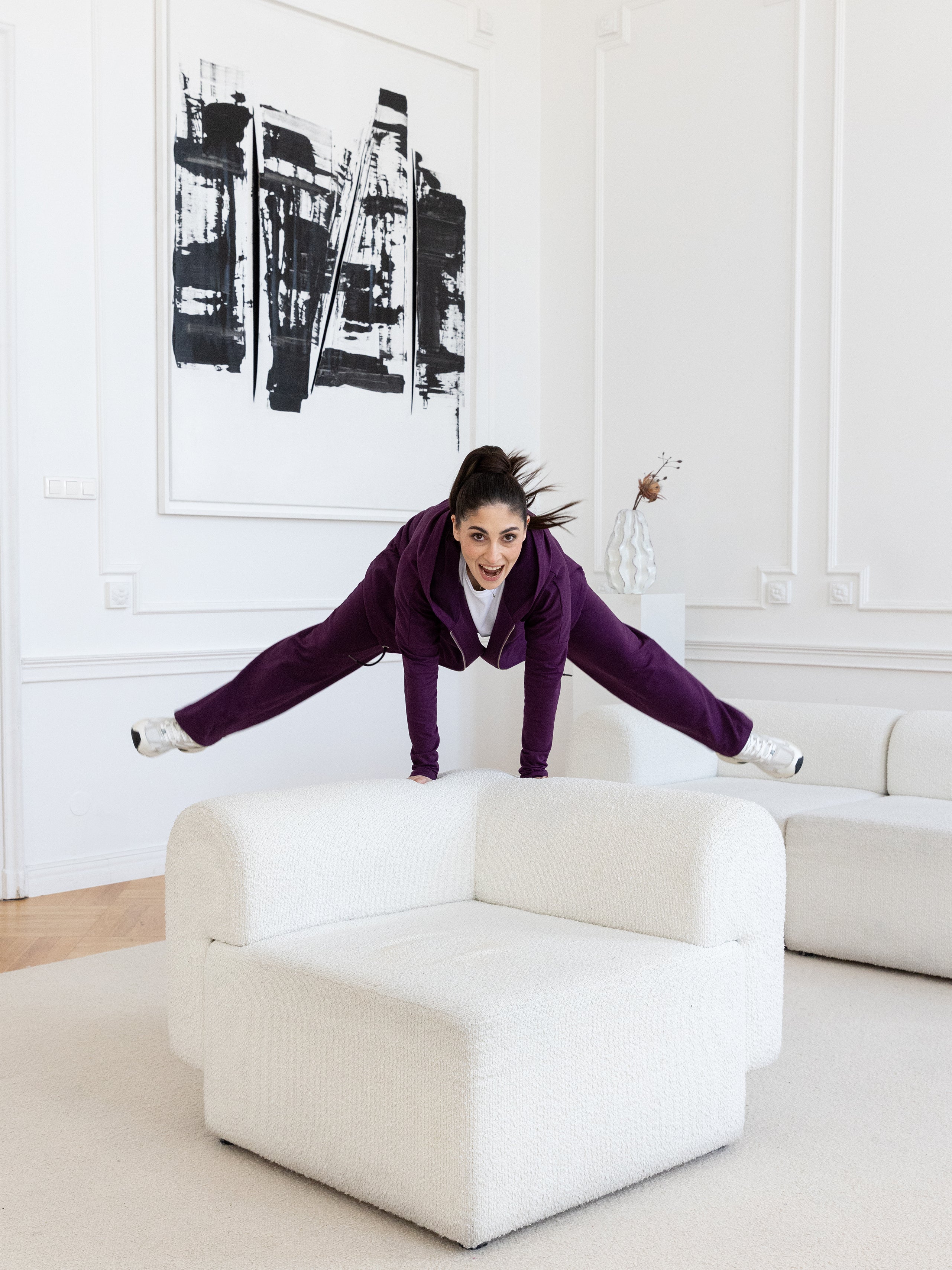 Ninja Pants ZIP z prostą nogawką