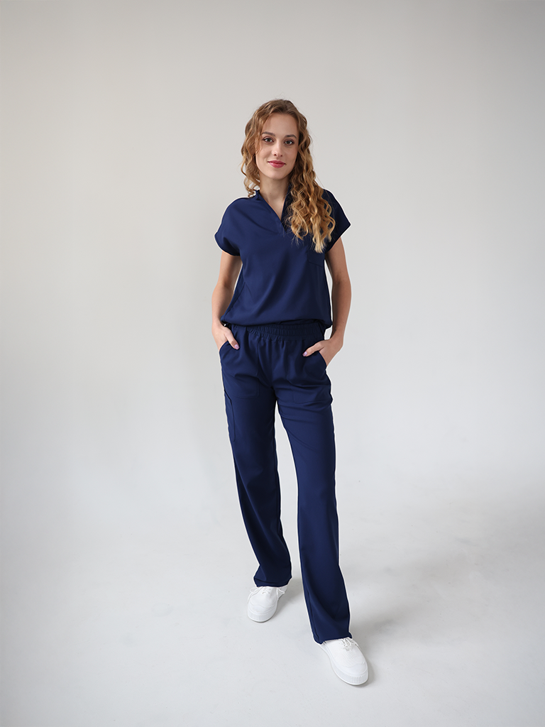 Ninja pants MED Long z prostą nogawką