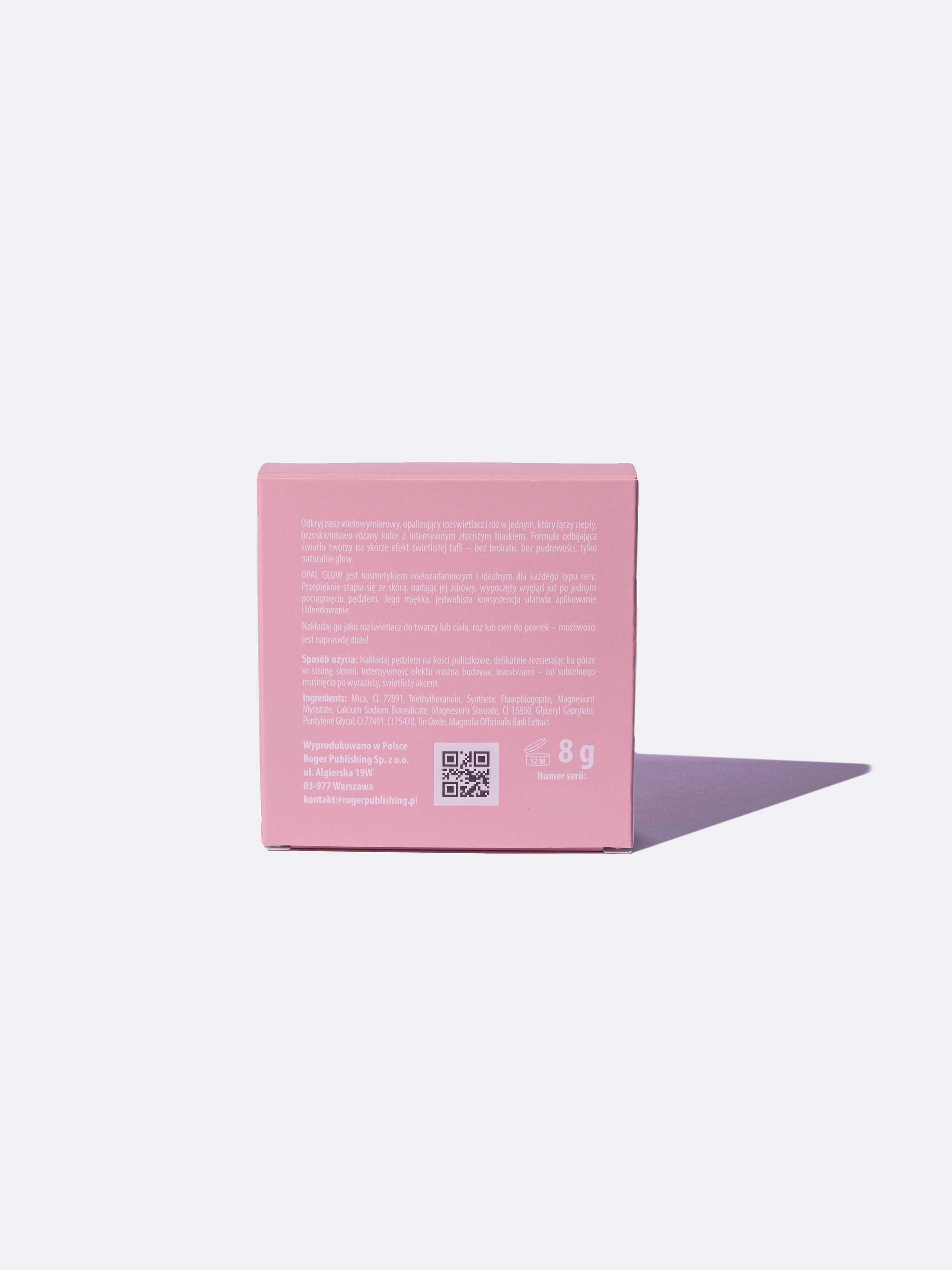 Opalizujący różo-rozświetlacz