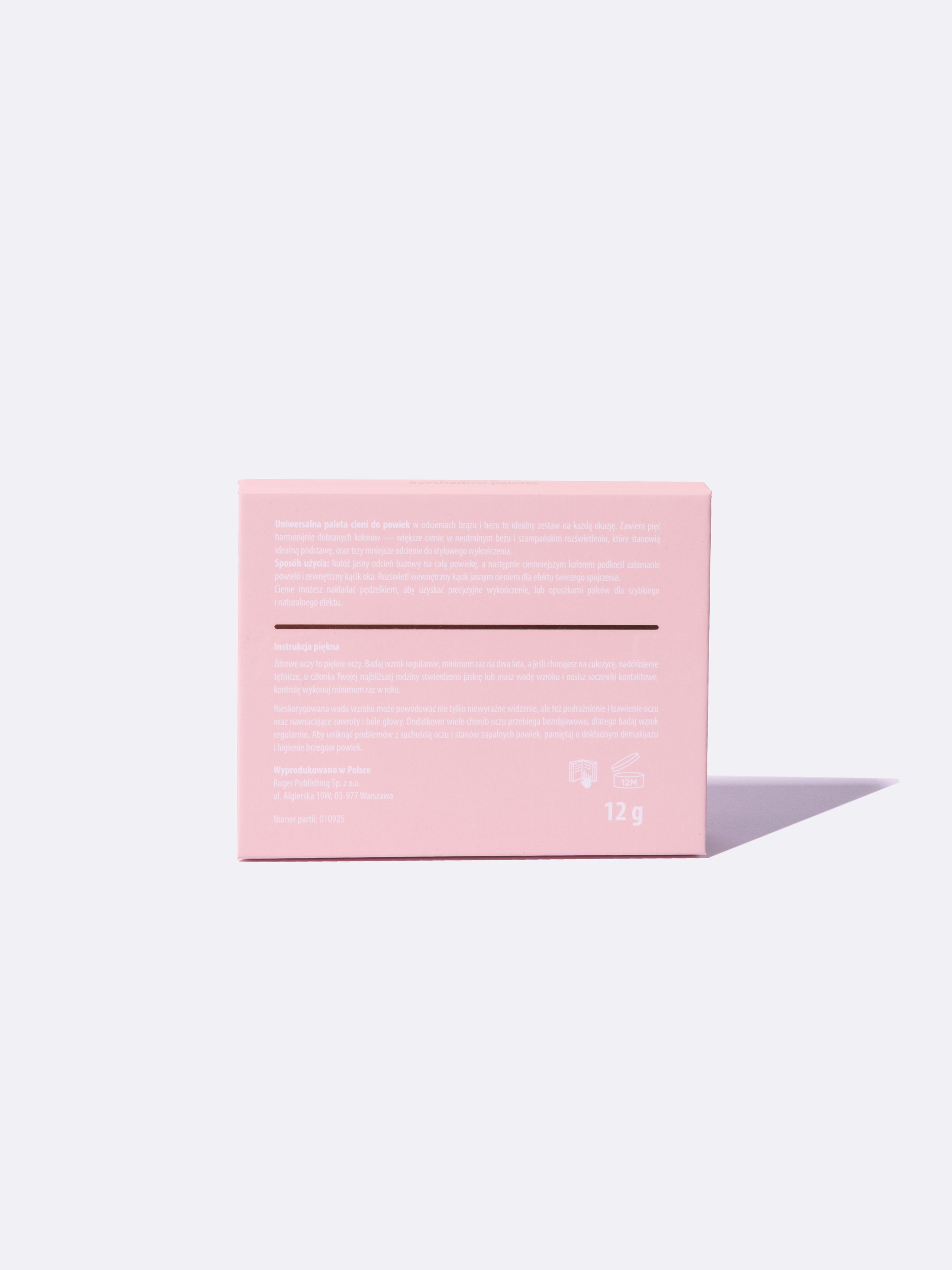 Paleta cieni do powiek