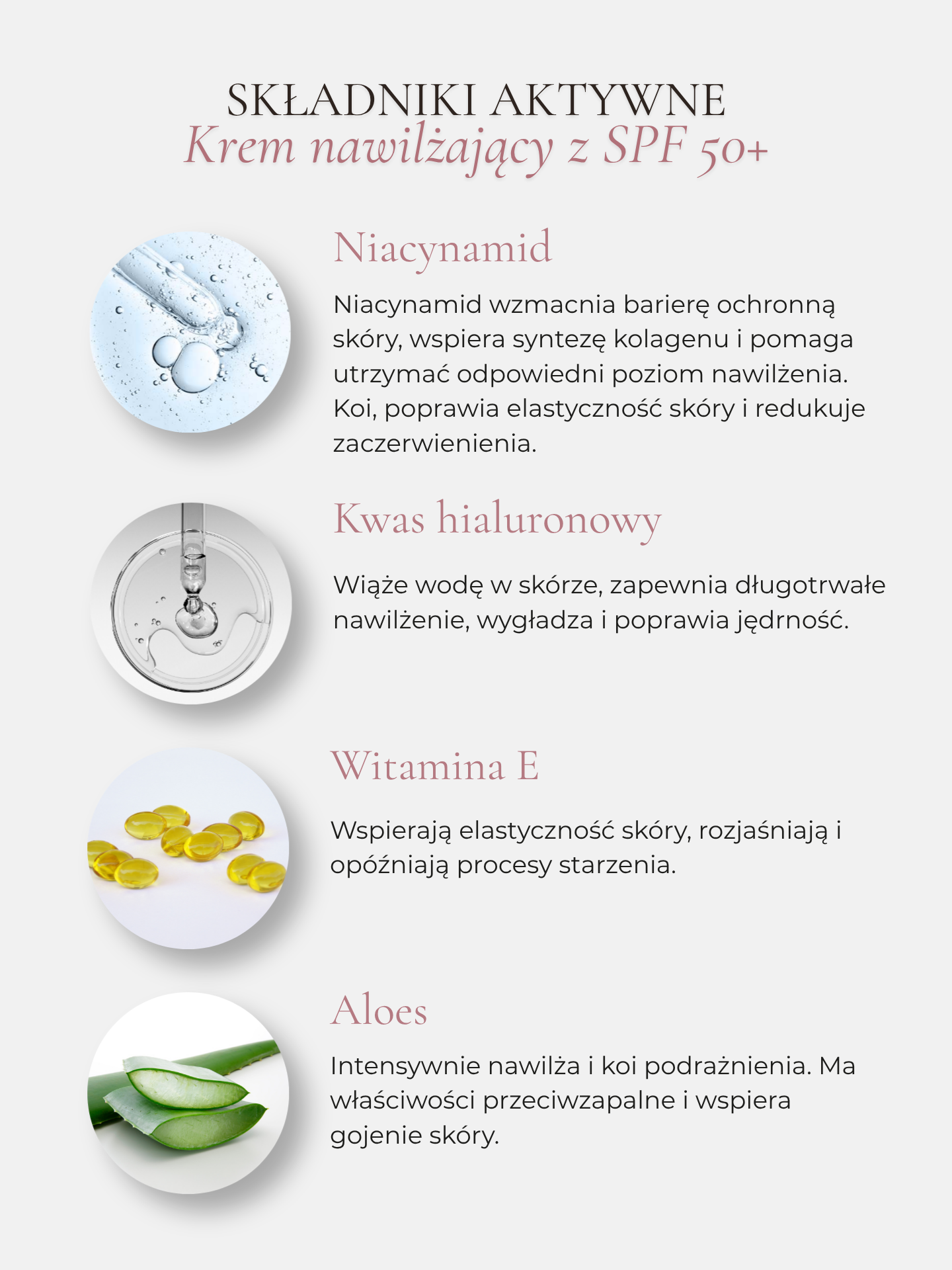 Krem nawilżający z SPF50+