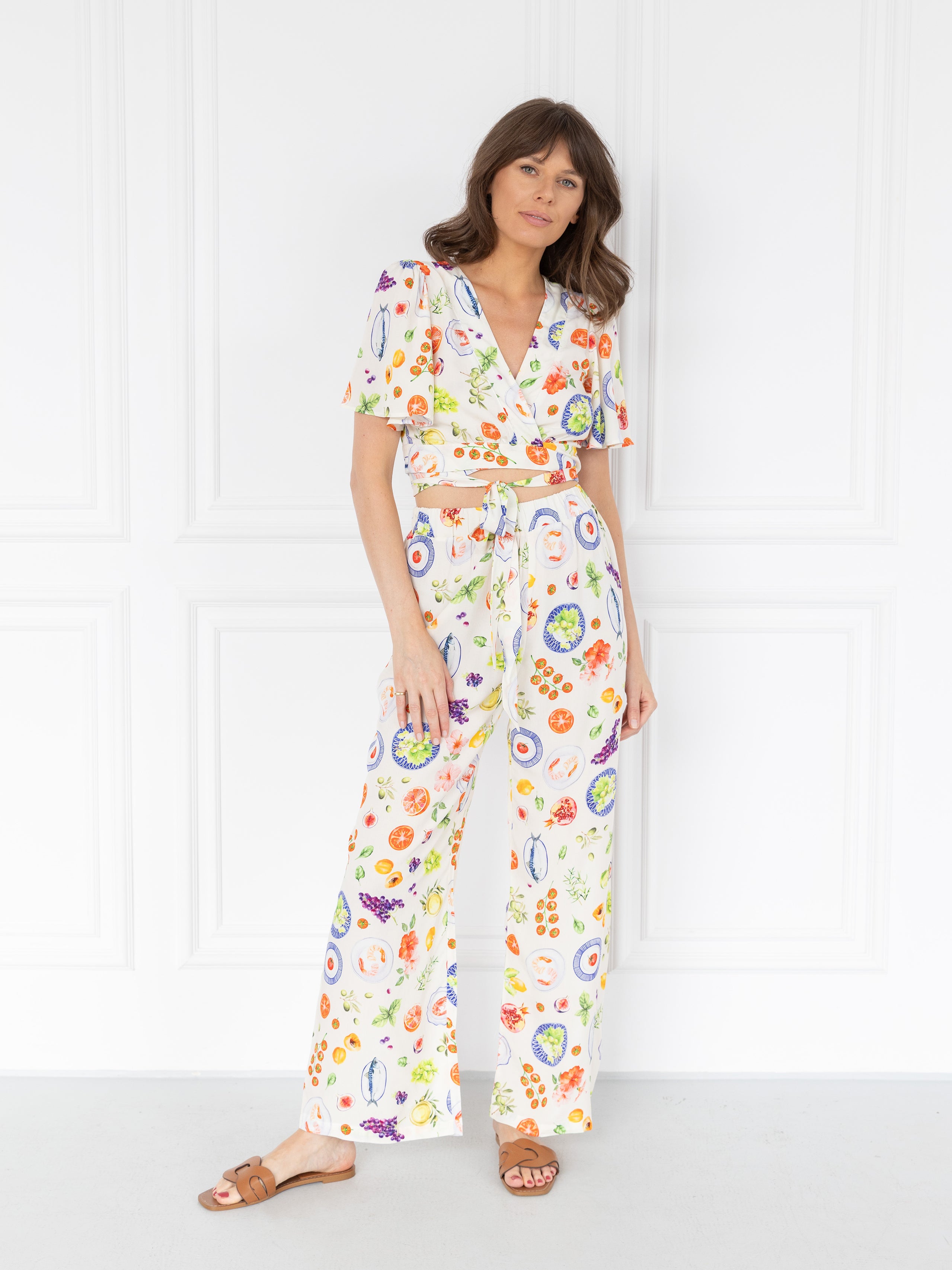 Top Elena krótki rękaw