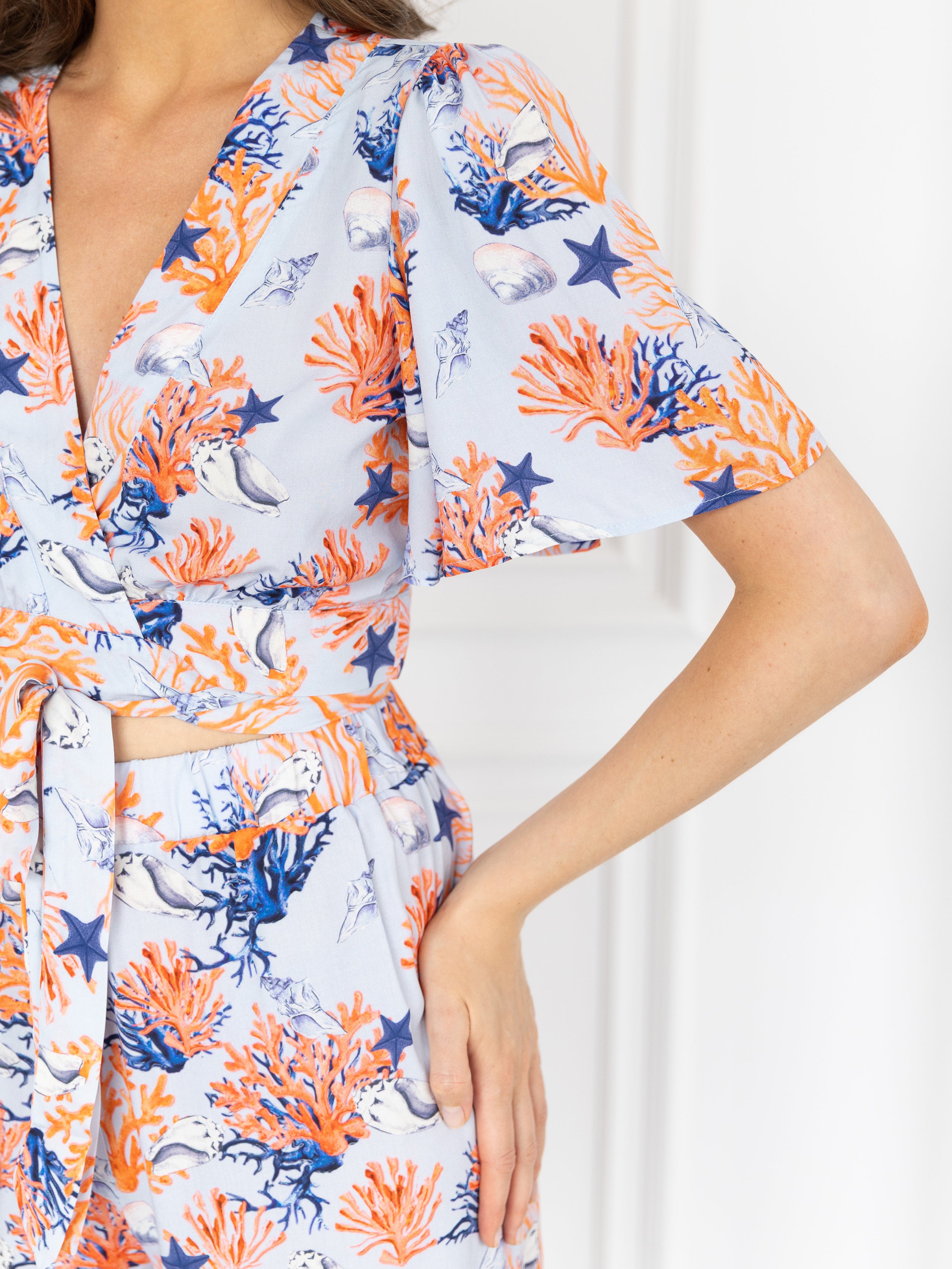 Top Elena krótki rękaw