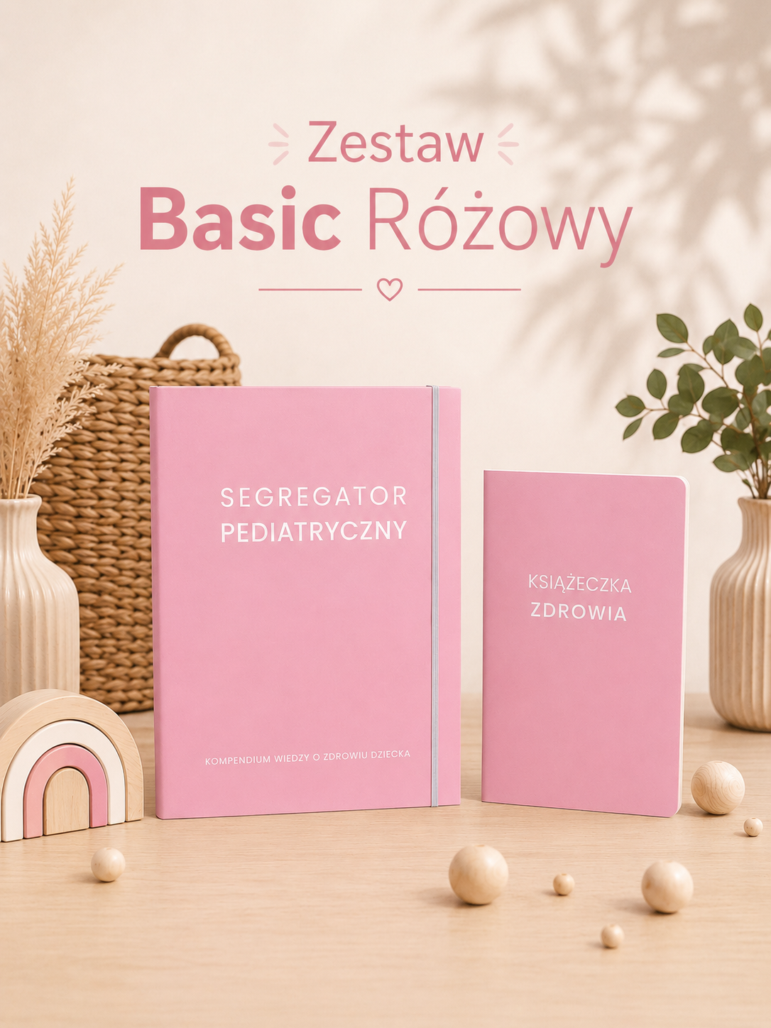 Zestaw pediatryczny Basic Różowy