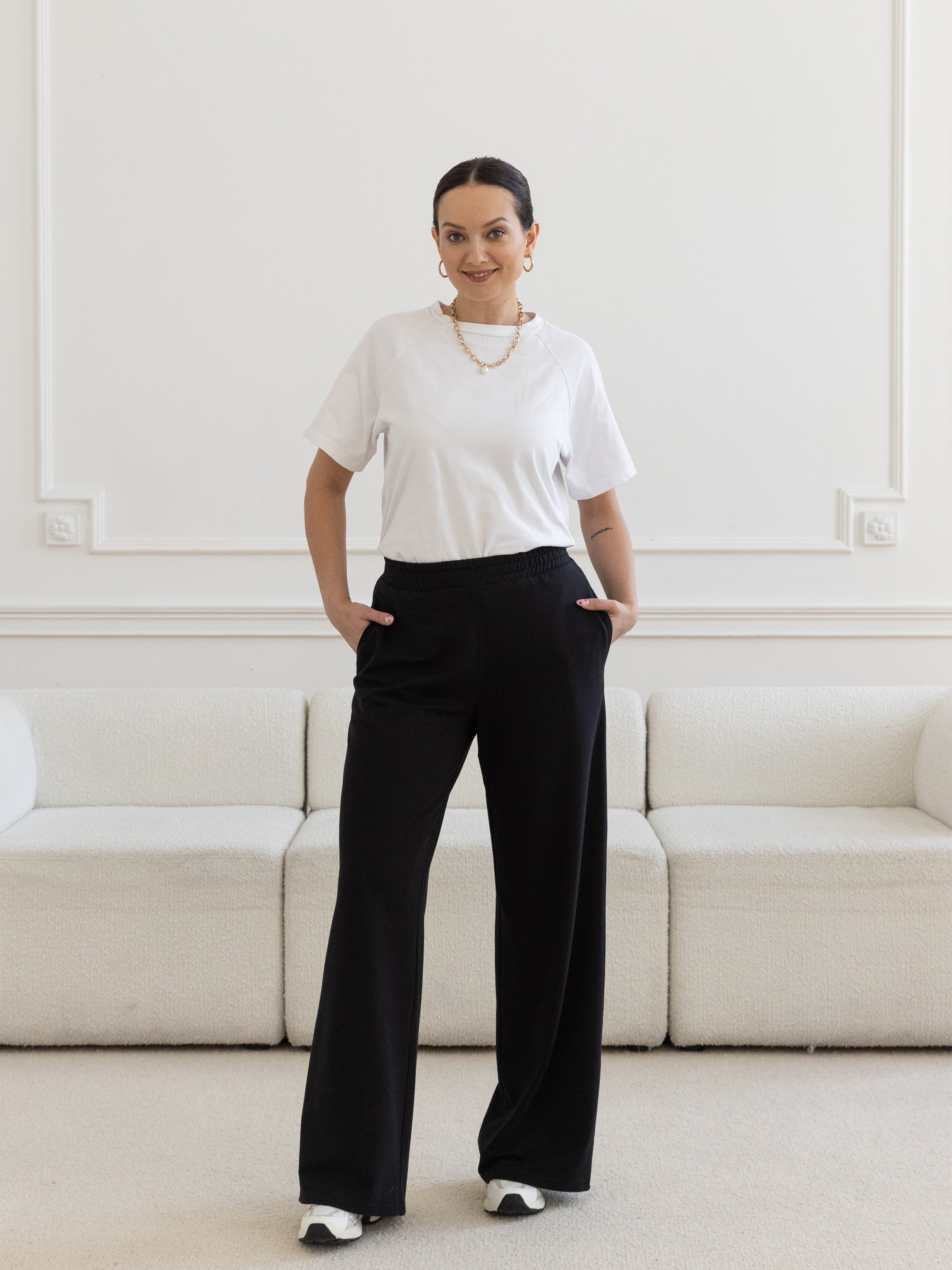 Ninja Pants ZIP Long z prostą nogawką