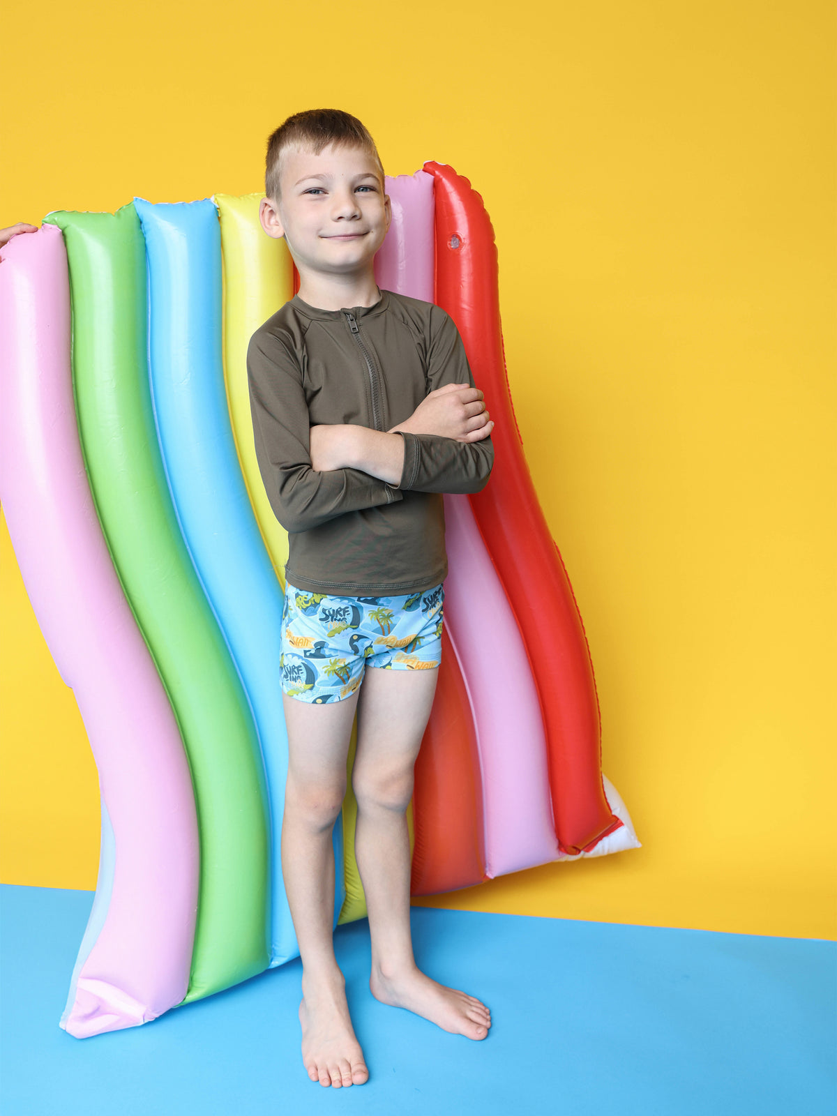 Zestaw kąpielowy UV dla dzieci z długim rękawem