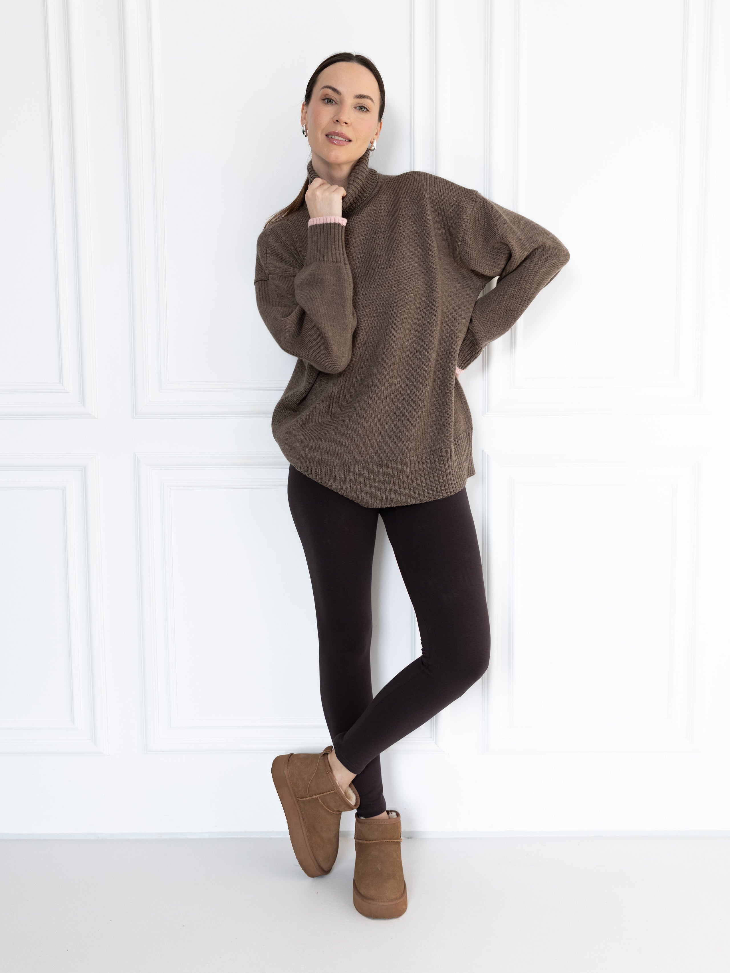 Sweter z golfem Caren