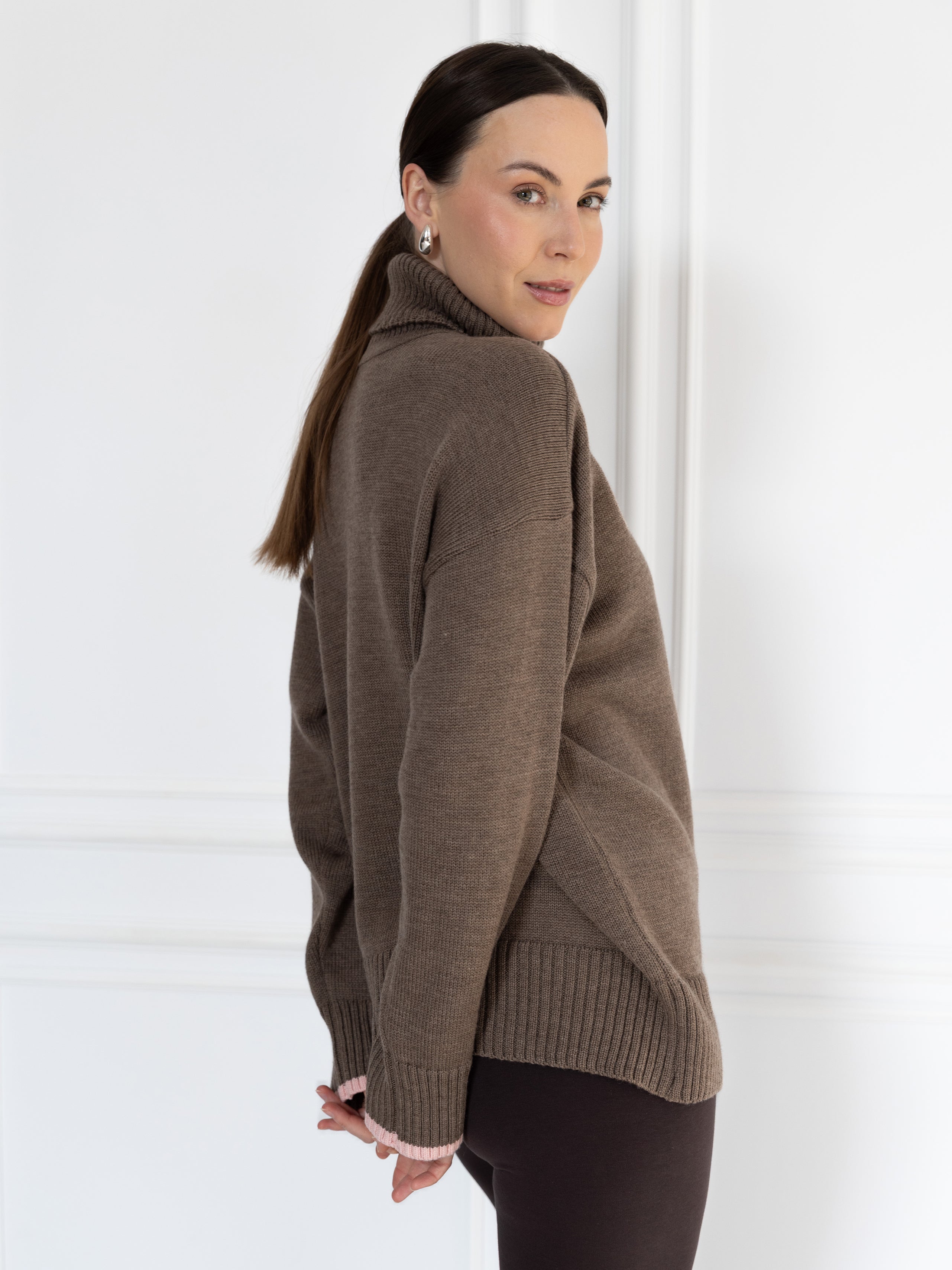 Sweter z golfem Caren