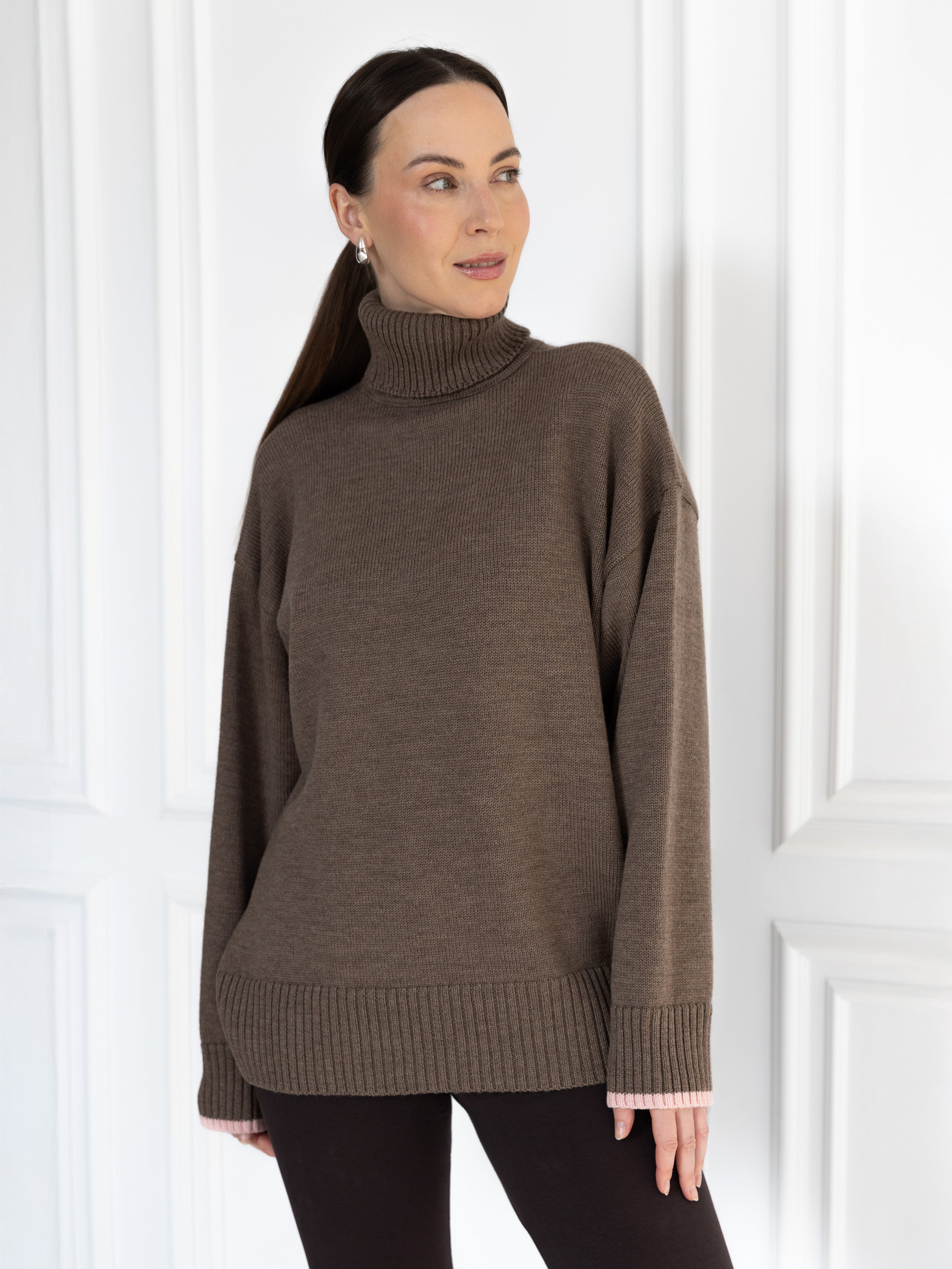 Sweter z golfem Caren