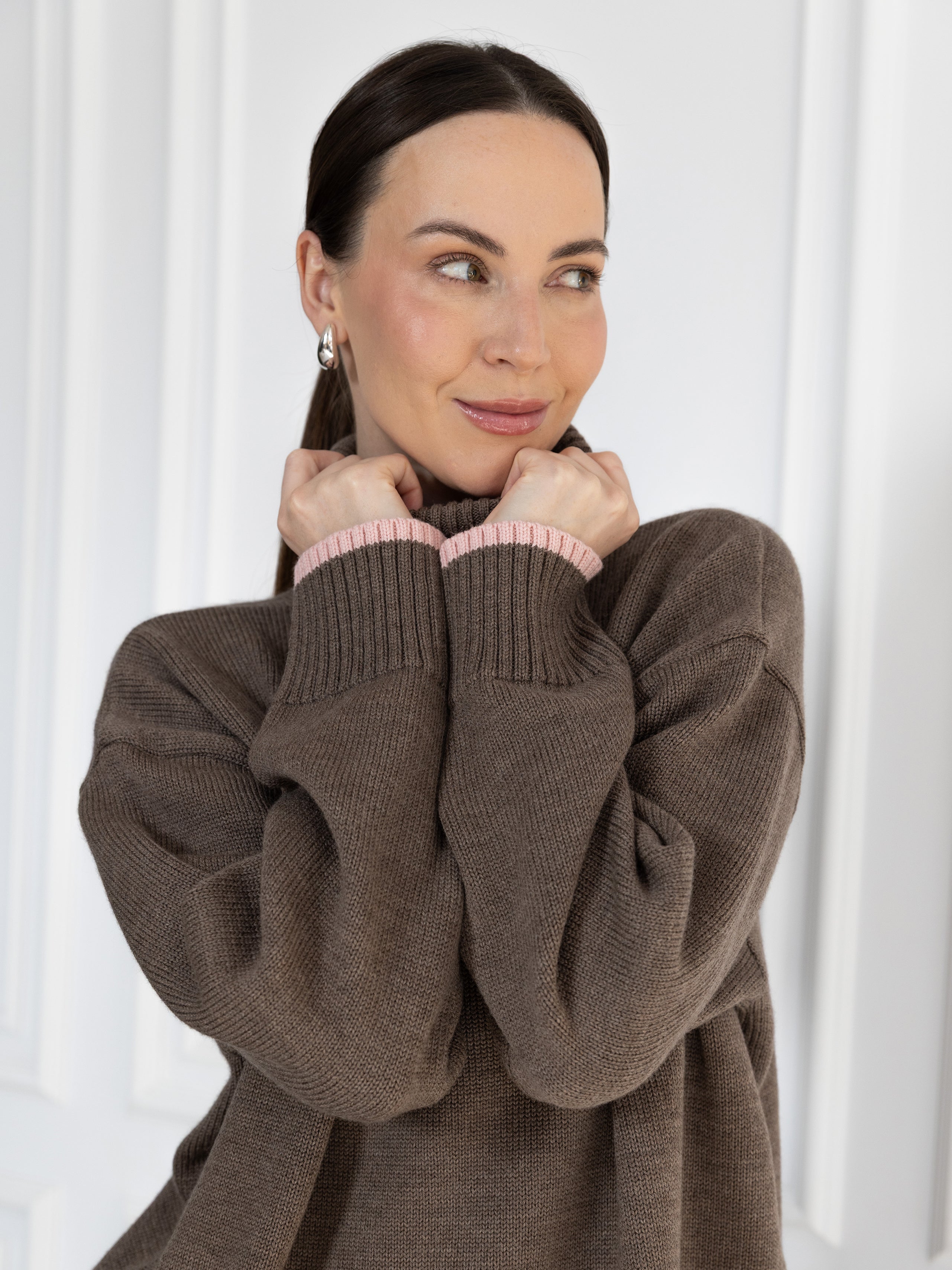 Sweter z golfem Caren