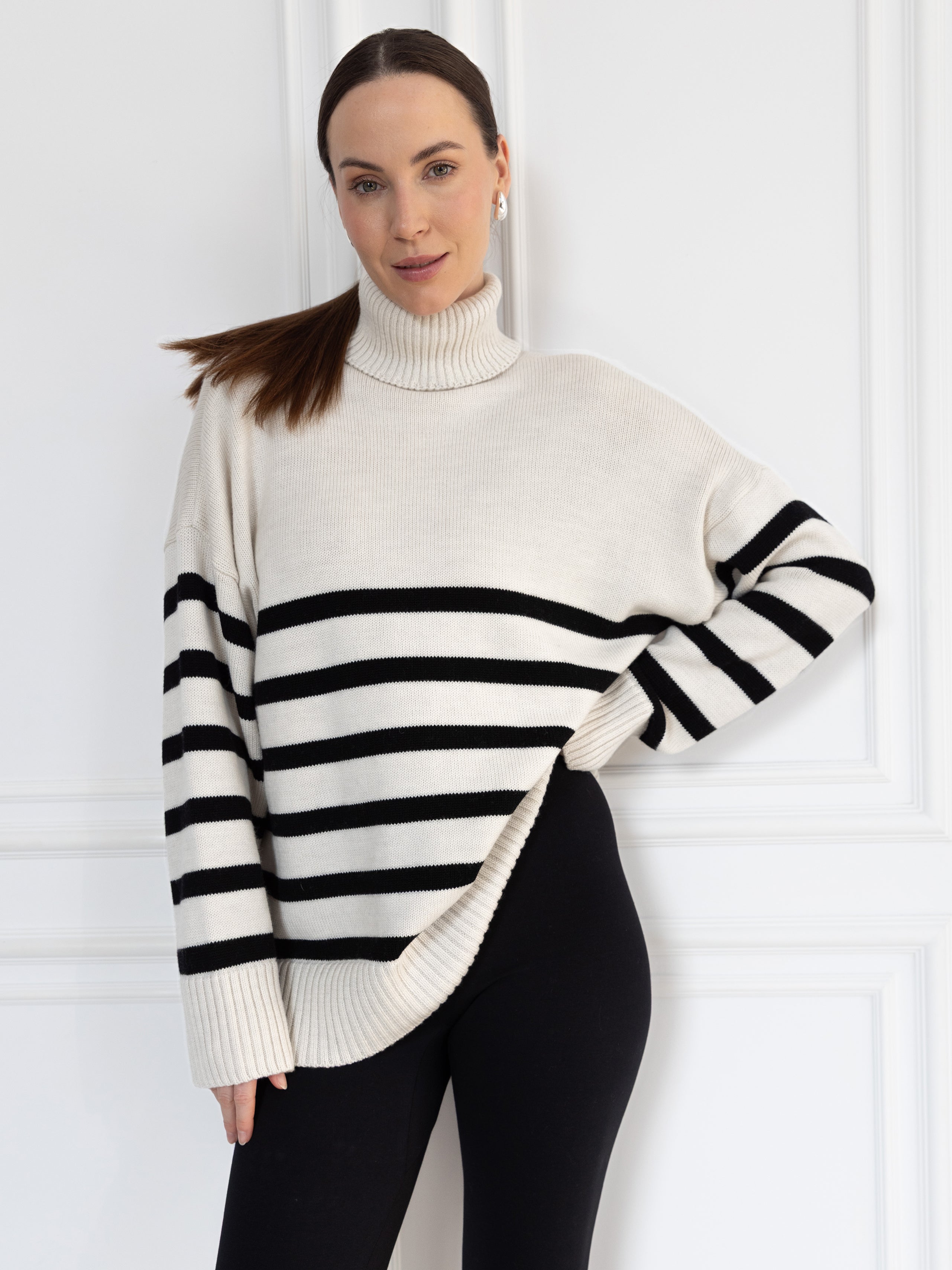 Sweter z golfem Caren