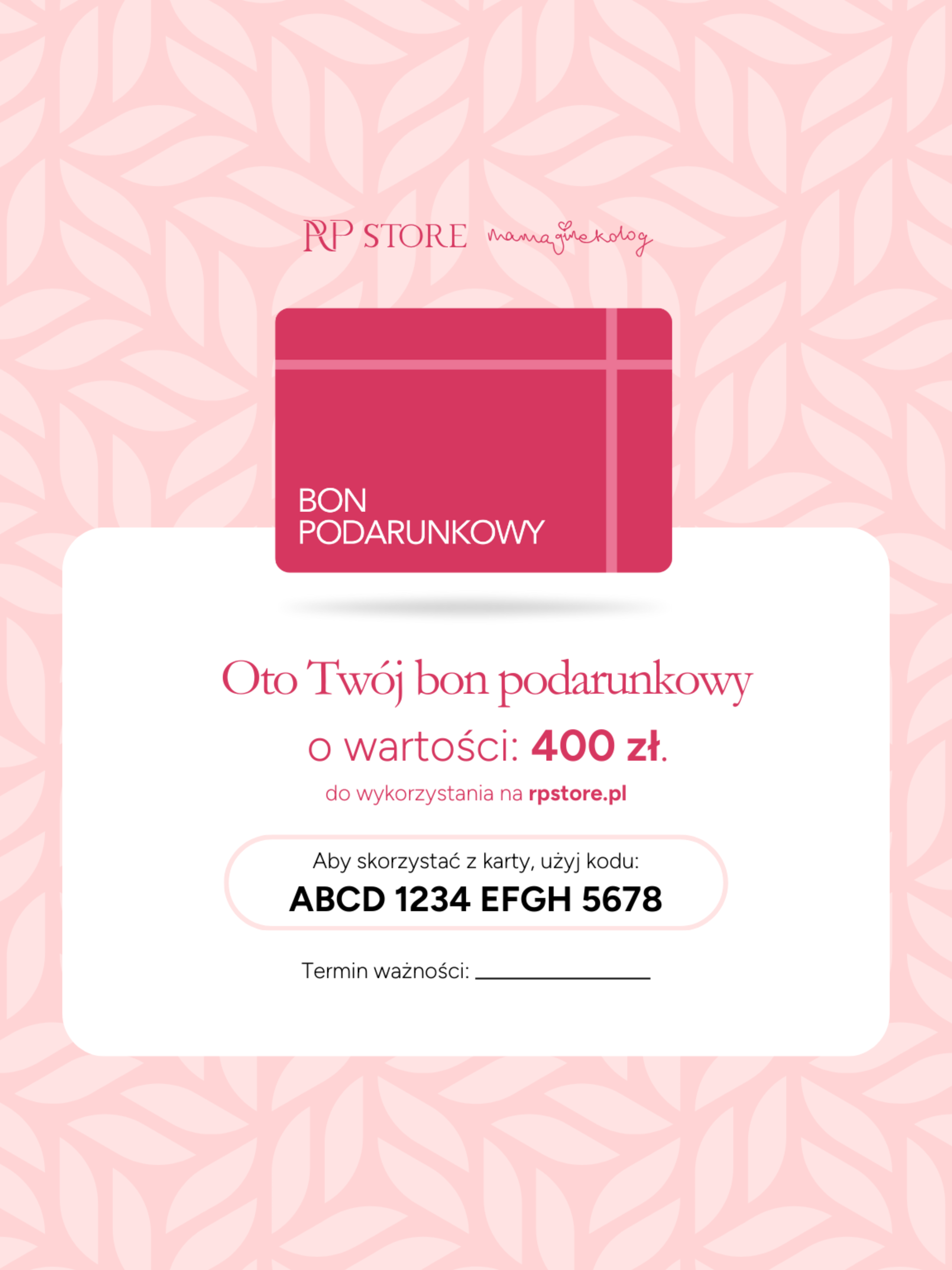 Bon podarunkowy