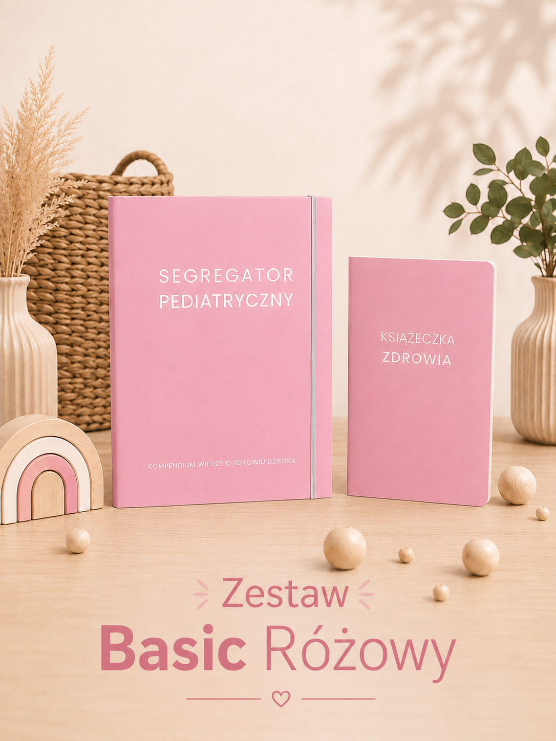 Zestaw pediatryczny Basic Różowy