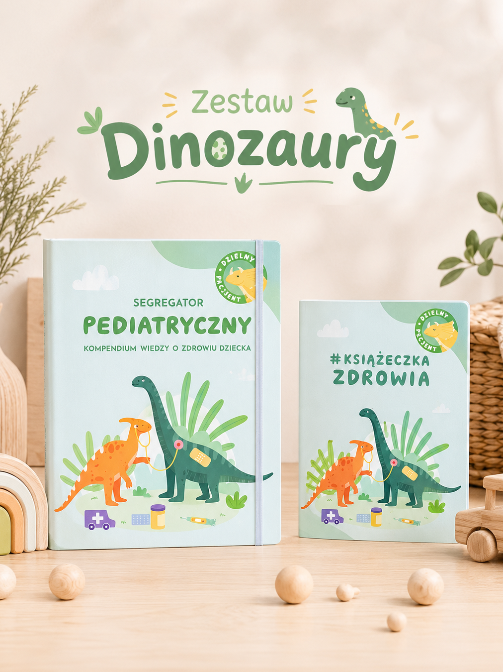 Zestaw pediatryczny Dinozaury