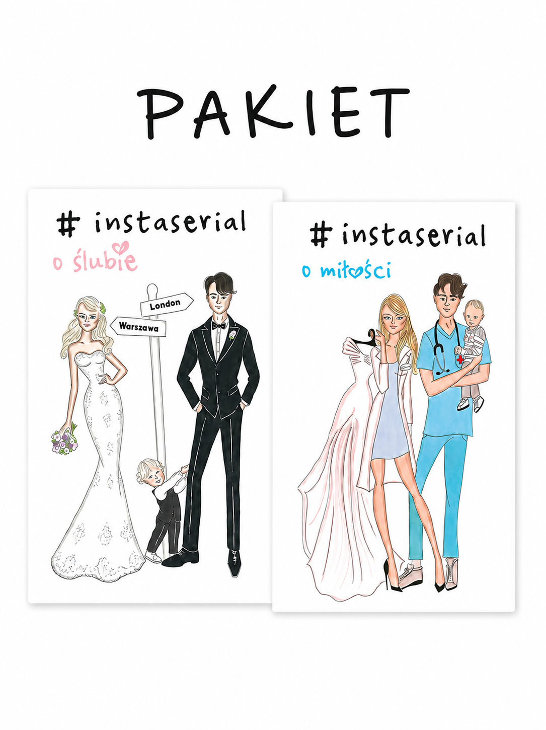 #Instaserial o ślubie i #Instaserial o miłości - pakiet e-booków i audiobooków